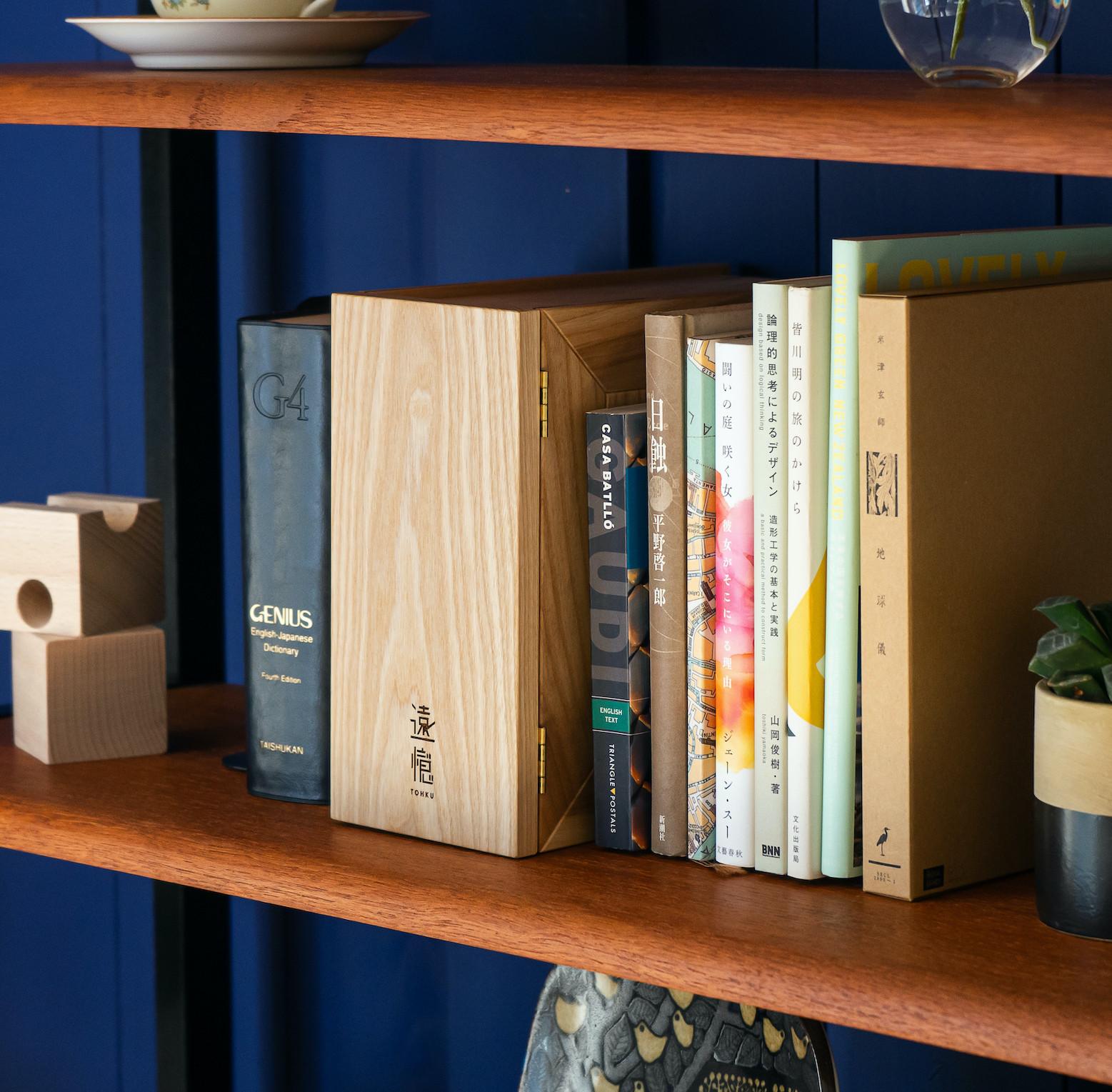 花立セット/遠憶 祈りの小箱［イノセントウッド］＆花立［神代ケヤキ］無宗教の供養箱｜ミニ仏壇の代わり | 5枚目